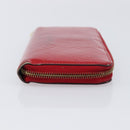 LOUIS VUITTON Monogram Vernis Pouch Wallet 3 Set Red LV Auth BA17115-20