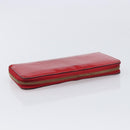 LOUIS VUITTON Monogram Vernis Pouch Wallet 3 Set Red LV Auth BA17115-21