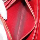 LOUIS VUITTON Monogram Vernis Pouch Wallet 3 Set Red LV Auth BA17115-25