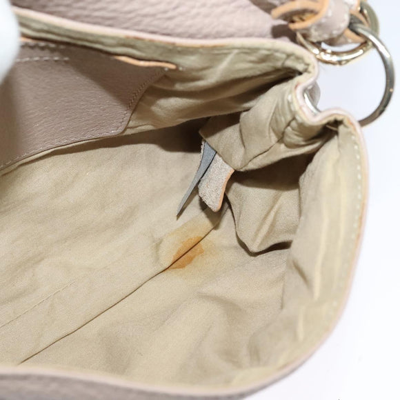 Chloe Lily Hand Bag Leather 2way Pink Auth BA1712