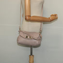 Chloe Lily Hand Bag Leather 2way Pink Auth BA1712-25