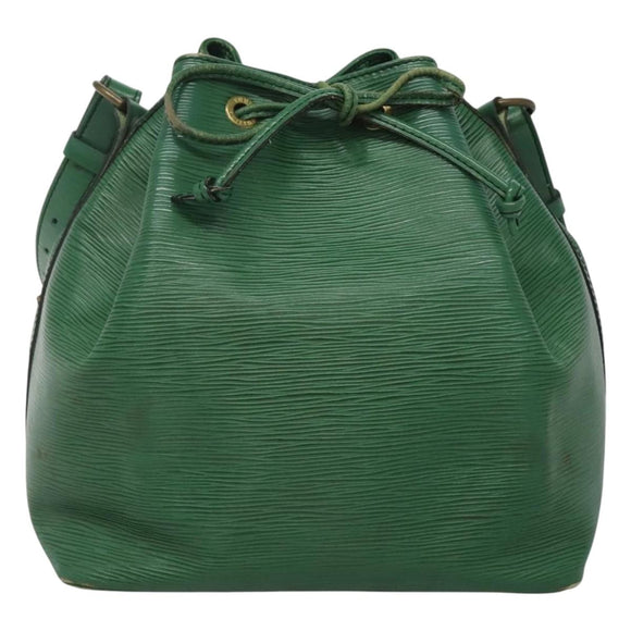 LOUIS VUITTON Epi Petit Noe Shoulder Bag Green M44104 LV Auth BA1717