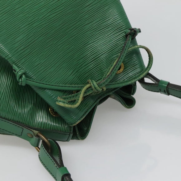 LOUIS VUITTON Epi Petit Noe Shoulder Bag Green M44104 LV Auth BA1717