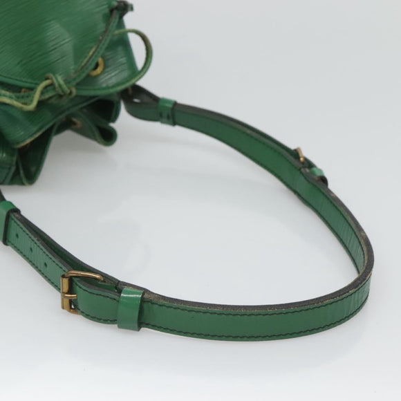 LOUIS VUITTON Epi Petit Noe Shoulder Bag Green M44104 LV Auth BA1717