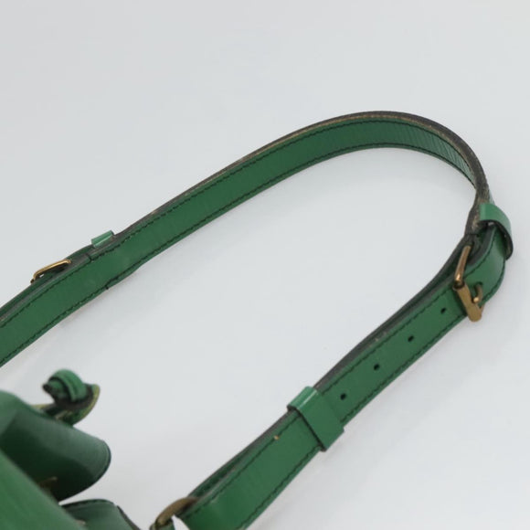LOUIS VUITTON Epi Petit Noe Shoulder Bag Green M44104 LV Auth BA1717