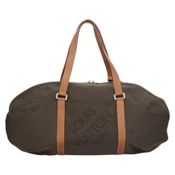 LOUIS VUITTON Damier Geant Akatan Boston Bag Tail M93064 LV Auth BA172