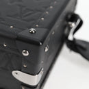 LOUIS VUITTON Monogram Shadow Clutch box Clutch Bag Black M12876 LV Auth BA1720SM-16