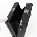 LOUIS VUITTON Monogram Shadow Clutch box Clutch Bag Black M12876 LV Auth BA1720SM-9