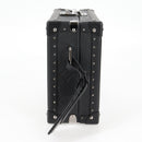 LOUIS VUITTON Monogram Shadow Clutch box Clutch Bag Black M12876 LV Auth BA1720SM-4