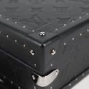 LOUIS VUITTON Monogram Shadow Clutch box Clutch Bag Black M12876 LV Auth BA1720SM-7