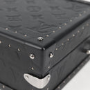 LOUIS VUITTON Monogram Shadow Clutch box Clutch Bag Black M12876 LV Auth BA1720SM-14
