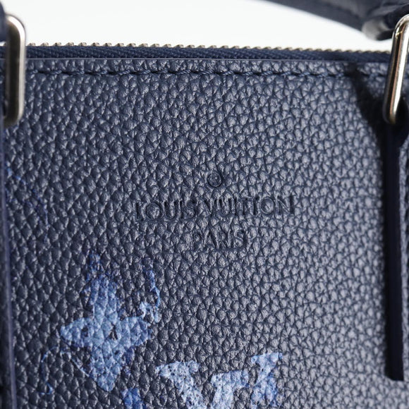 LOUIS VUITTON Monogram Watercolor Sac Plat Messenger Bag M57843 LV Auth BA1721SM