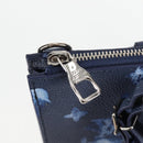 LOUIS VUITTON Monogram Watercolor Sac Plat Messenger Bag M57843 LV Auth BA1721SM-21