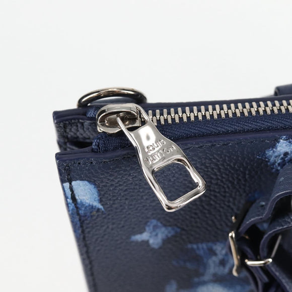 LOUIS VUITTON Monogram Watercolor Sac Plat Messenger Bag M57843 LV Auth BA1721SM