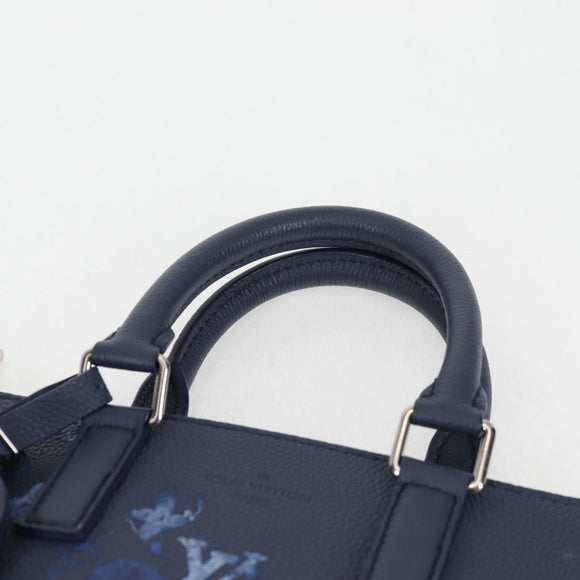 LOUIS VUITTON Monogram Watercolor Sac Plat Messenger Bag M57843 LV Auth BA1721SM