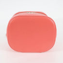 CHANEL Matelasse COCO Mark Vanity Bag Lamb Skin 2way Pink Gold CC Auth BA1724M-5