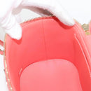 CHANEL Matelasse COCO Mark Vanity Bag Lamb Skin 2way Pink Gold CC Auth BA1724M-28