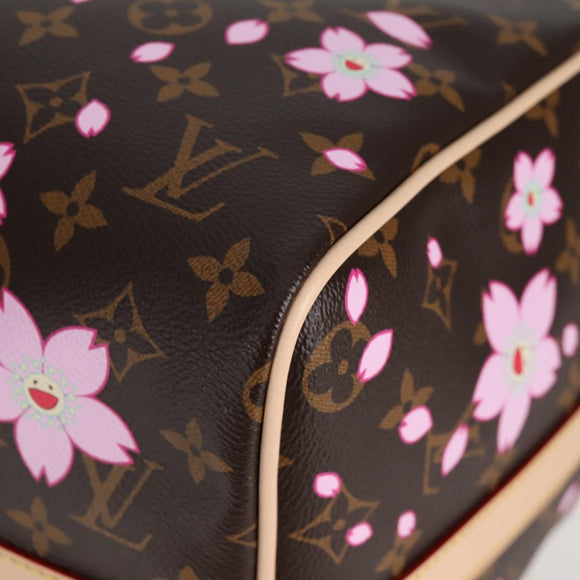 LOUIS VUITTON Cherry Blossom TM Keepall Bandouliere 45 Bag M13752 Auth BA1732SM