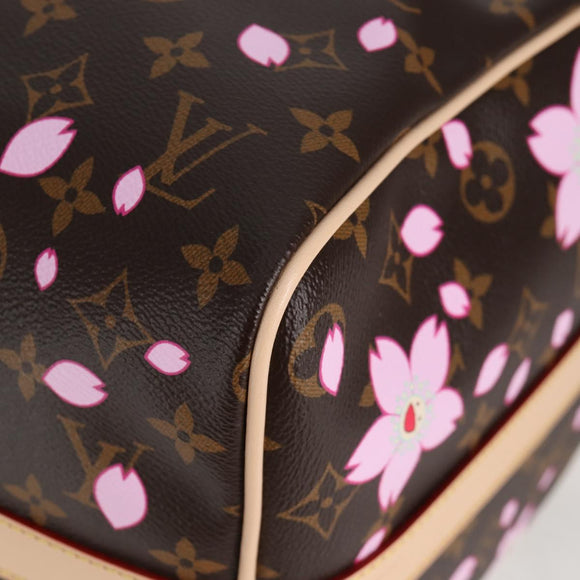LOUIS VUITTON Cherry Blossom TM Keepall Bandouliere 45 Bag M13752 Auth BA1732SM