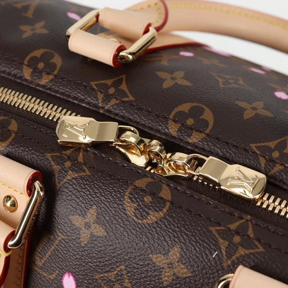 LOUIS VUITTON Cherry Blossom TM Keepall Bandouliere 45 Bag M13752 Auth BA1732SM