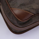 GUCCI GG Canvas Shoulder Bag Brown Gold 001 261 0613 Auth BA1734-11