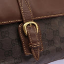 GUCCI GG Canvas Shoulder Bag Brown Gold 001 261 0613 Auth BA1734-17