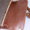 GUCCI GG Canvas Shoulder Bag Brown Gold 001 261 0613 Auth BA1734-19