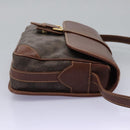 GUCCI GG Canvas Shoulder Bag Brown Gold 001 261 0613 Auth BA1734-5