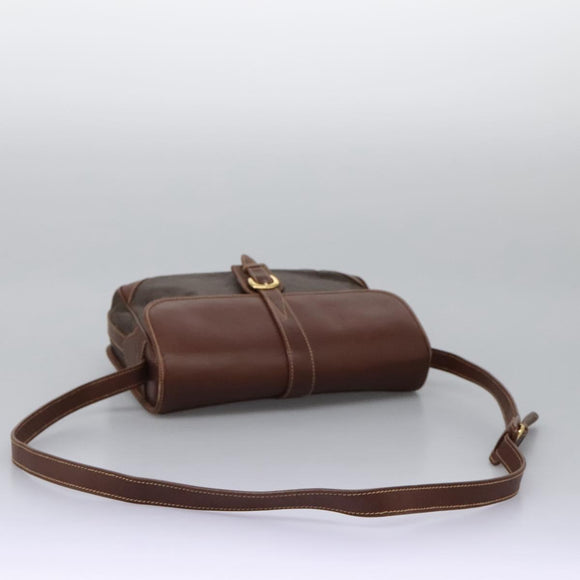 GUCCI GG Canvas Shoulder Bag Brown Gold 001 261 0613 Auth BA1734