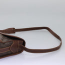 GUCCI GG Canvas Shoulder Bag Brown Gold 001 261 0613 Auth BA1734-9