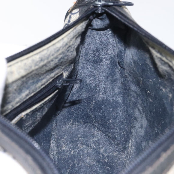 GUCCI GG Supreme Sherry Line Bag PVC Navy Gold Red 89 02 032 Auth BA1735