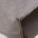 GUCCI GG Canvas Tote Bag Silver Purple 31244 Auth BA1736-9