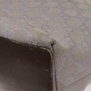 GUCCI GG Canvas Tote Bag Silver Purple 31244 Auth BA1736-15