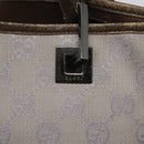 GUCCI GG Canvas Tote Bag Silver Purple 31244 Auth BA1736-17