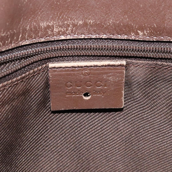 GUCCI GG Canvas Tote Bag Silver Purple 31244 Auth BA1736