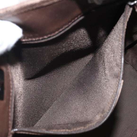 GUCCI GG Canvas Tote Bag Silver Purple 31244 Auth BA1736