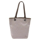 GUCCI GG Canvas Tote Bag Silver Purple 31244 Auth BA1736-13