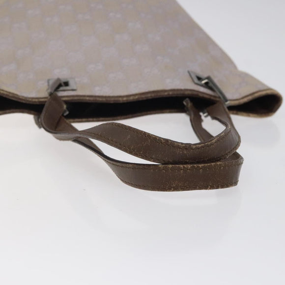 GUCCI GG Canvas Tote Bag Silver Purple 31244 Auth BA1736