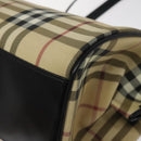 BURBERRY Nova Check Shoulder Bag PVC Beige Auth BA1737-15
