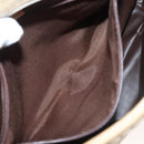 BALLY Quilted Chain Shoulder Bag Leather Beige Gold Auth BA1743-22