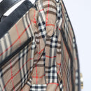 Burberrys Shoulder Bag Leather Black Gold Auth BA1745-18