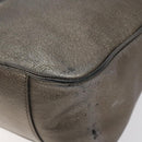 Salvatore Ferragamo Shoulder Bag Leather Champagne Gold Auth BA1746-9