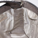 Salvatore Ferragamo Shoulder Bag Leather Champagne Gold Auth BA1746-18