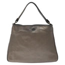 Salvatore Ferragamo Shoulder Bag Leather Champagne Gold Auth BA1746-3