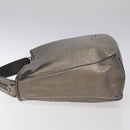 Salvatore Ferragamo Shoulder Bag Leather Champagne Gold Auth BA1746-5