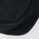 Salvatore Ferragamo Shoulder Bag Suede Navy Gold Auth BA1748-14