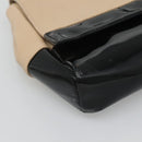 Salvatore Ferragamo Shoulder Bag Taurillon Leather Beige Gold Auth BA1749-14