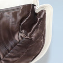 Salvatore Ferragamo Shoulder Bag Taurillon Leather Beige Gold Auth BA1749-18