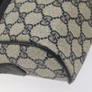 GUCCI GG Supreme Sherry Line Shoulder Bag PVC Navy Gold 14 02 005 Auth BA1764-15