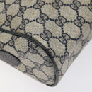 GUCCI GG Supreme Sherry Line Shoulder Bag PVC Navy Gold 14 02 005 Auth BA1764-17